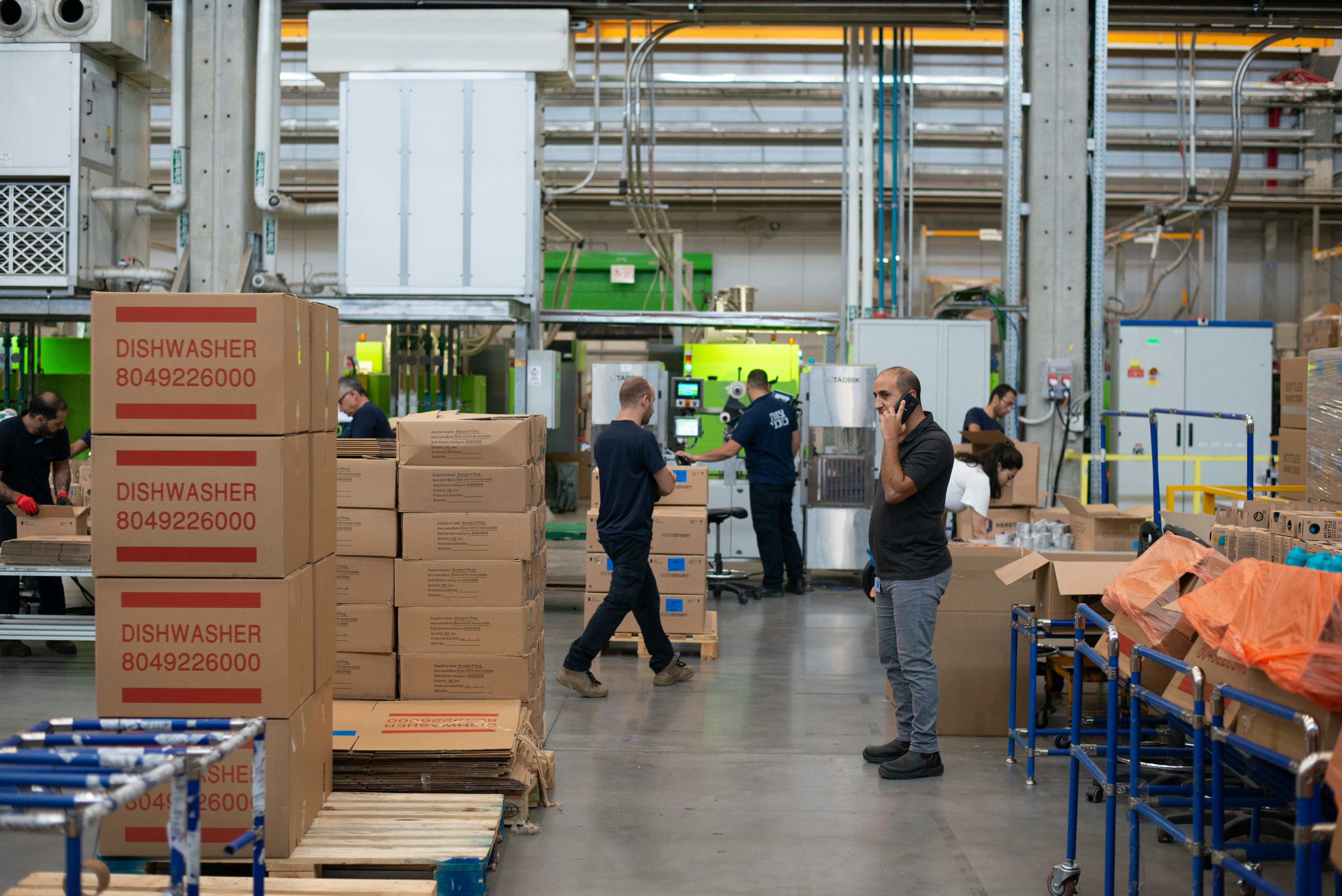 Warehouse operations at Tazeet Prep